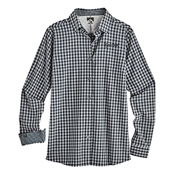 MB LADIES INFLUENCER GINGHAM WOVEN SHIRT