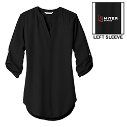 MB LADIES 3/4 SLEEVE TUNIC BLOUSE