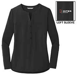 MB LADIES HENLEY TUNIC SHIRT