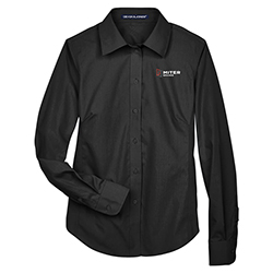 MB LADIES BROADCLOTH WOVEN DRESS SHIRT