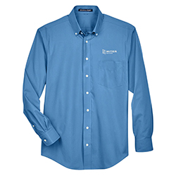 MB MEN'S BROADCLOTH WOVEN DRESS SHIRT BIG/TALL