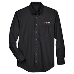 MBF MEN'S BROADCLOTH WOVEN DRESS SHIRT