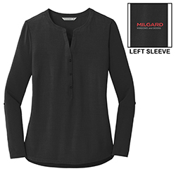 MILGARD LADIES HENLEY TUNIC SHIRT