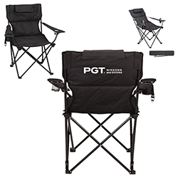 PGT FOLDABLE OUTDOOR RECLINING CAMPING CHAIR